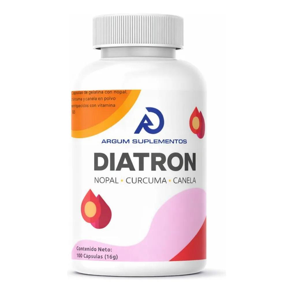 Diatron 100 Capsulas Nopal, Curcuma, Canela Apoyo Glucosa