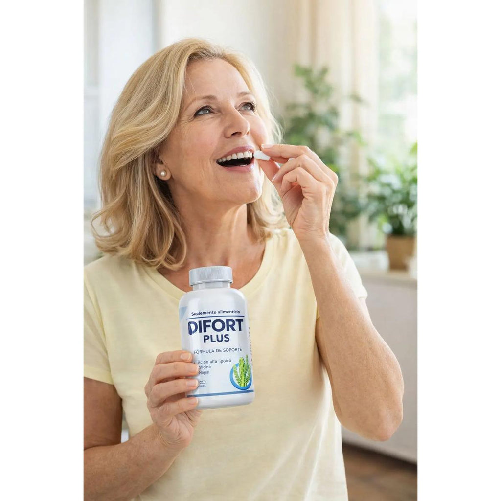 Difort Plus| Apoyo Digestivo| Suplemento| Nopal 100 Caps - imagen 2