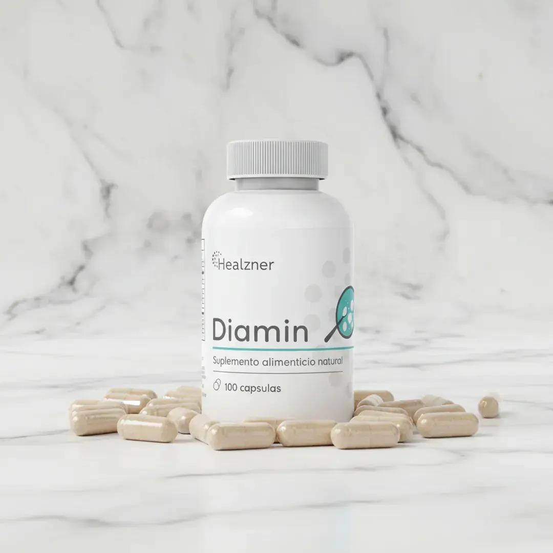 Diamin Suplemento Alimenticio Regula Azúcar 100 Caps - imagen 4