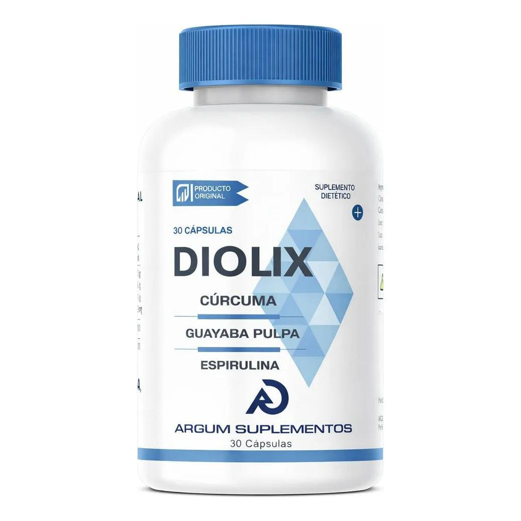 Diolix 30 Caps Curcuma, Espirulina Suplemento Glucosa