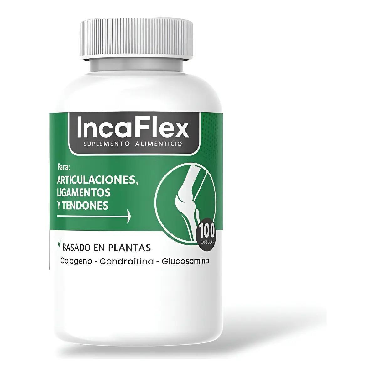 Incaflex 100 Capsulas Suplemento Articulaciones Glucosamina