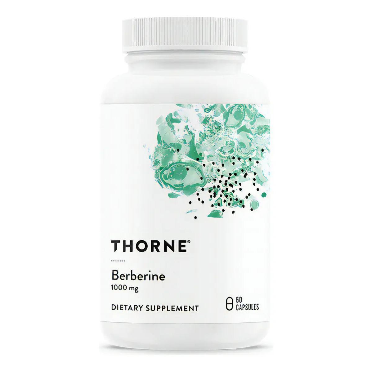 Suplemento Thorne Berberina 1000mg Cáps Sin Gluten 60 Caps