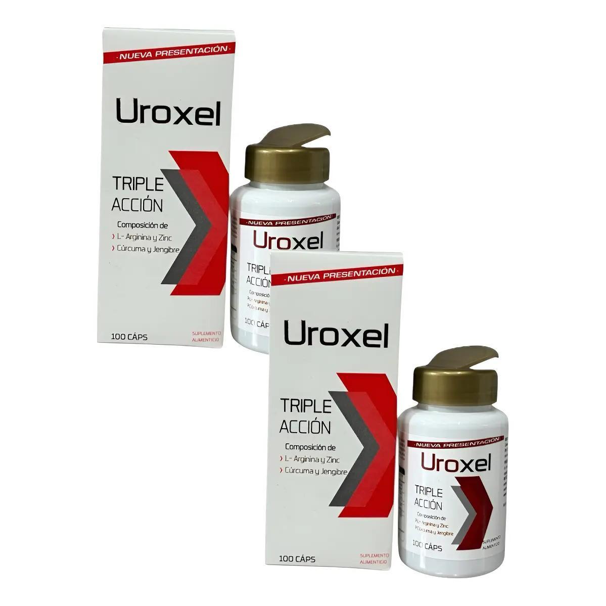 2pack Uroxel L-arginina Nueva Presentación Suplemento 100cp