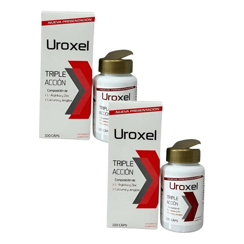 2pack Uroxel L-arginina Nueva Presentación Suplemento 100cp