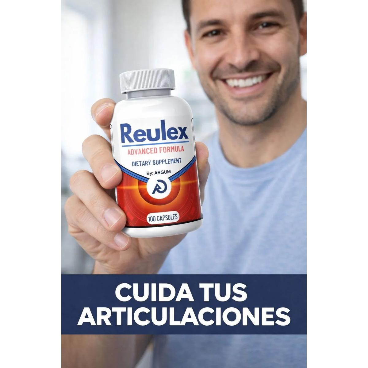 Reulex 100 Caps Articulaciones, Colágeno, Vitamina C Huesos - imagen 2