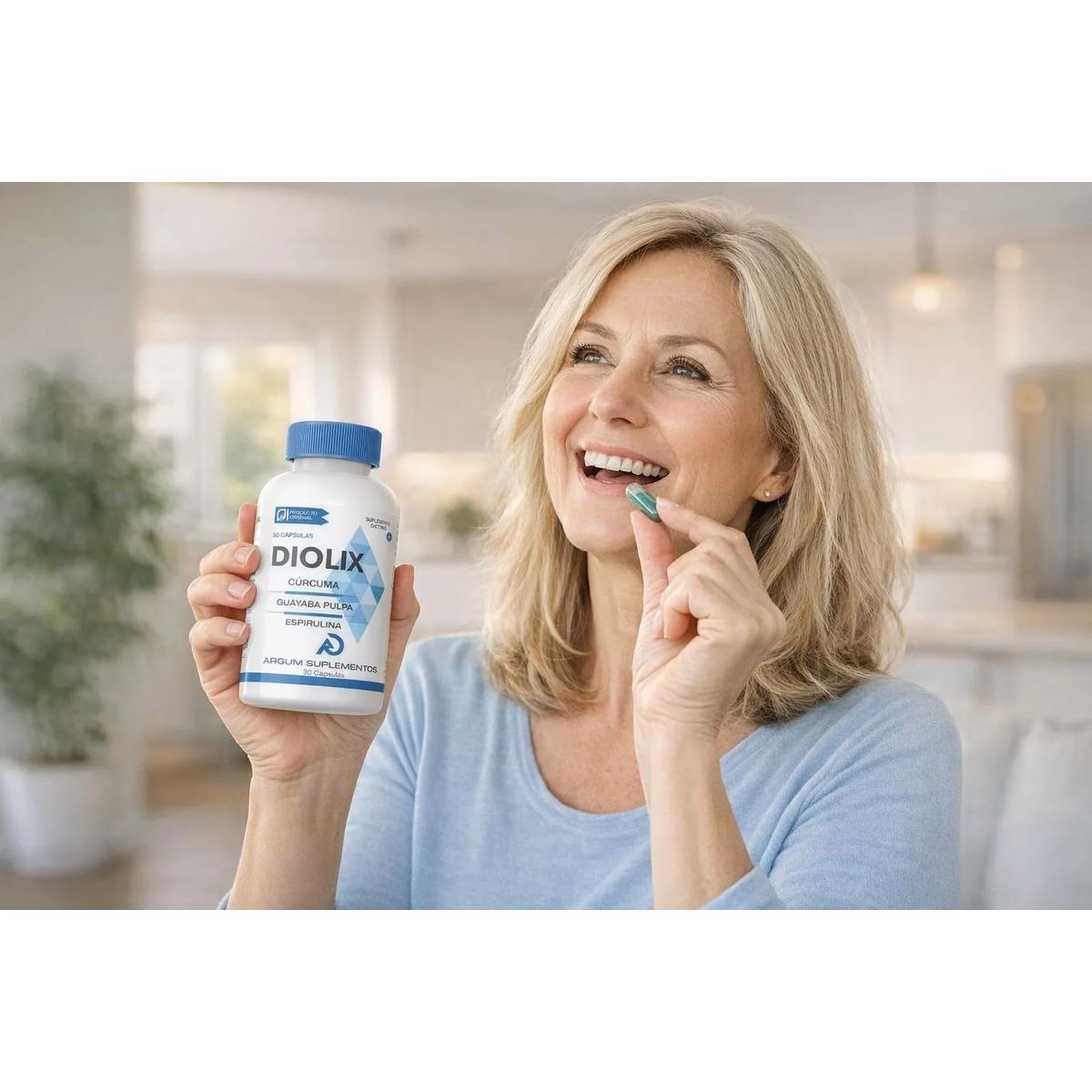 Diolix 30 Caps Curcuma, Espirulina Suplemento Glucosa - imagen 3
