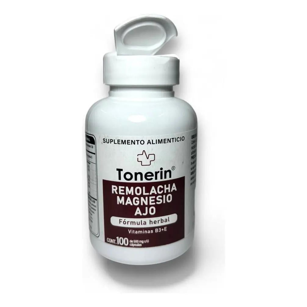 Tonerin Suplemento Alimenticio Remolacha 100 Capsulas - imagen 2