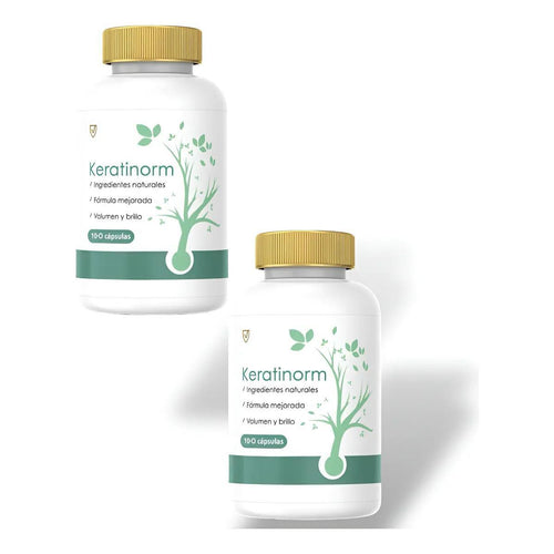 2pack Keratinorm Suplemento 100 Caps Biocomplejo Herbal
