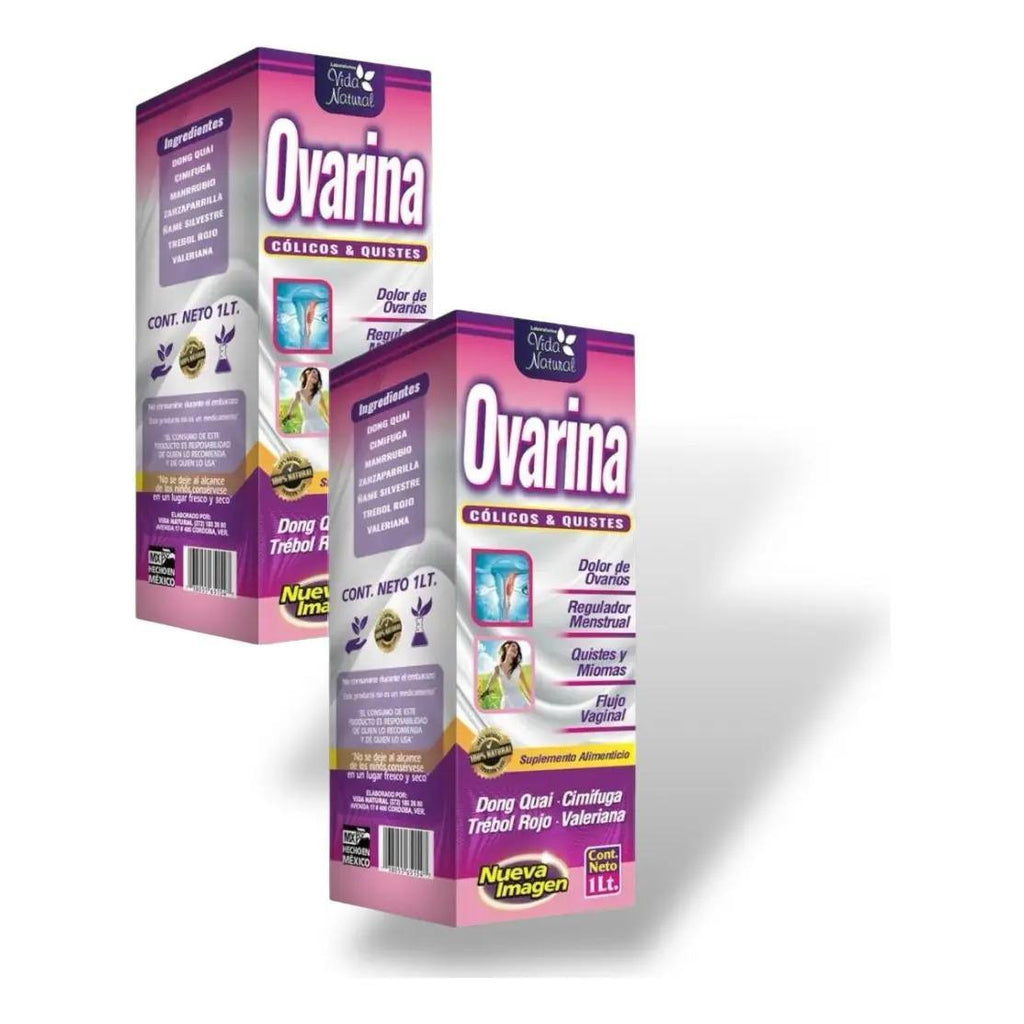 2pack Ovarina| Tónico 1lt |regulador Menstrual |cólicos