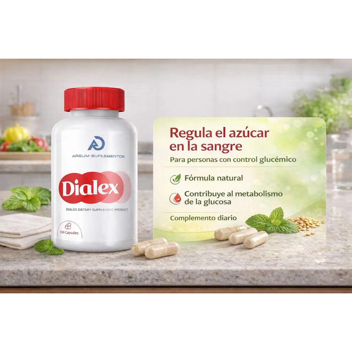 Dialex| Suplemento| 100caps Apoyo Diabetes |moringa|curcuma - imagen 2