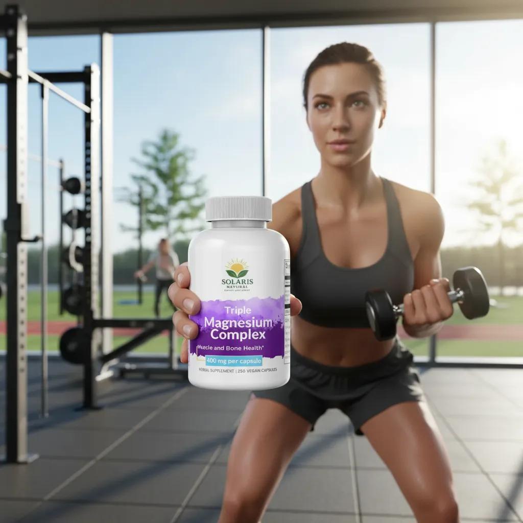 Magnesio Complex 250 Capsulas 400mg Solaris Suplemento - imagen 3