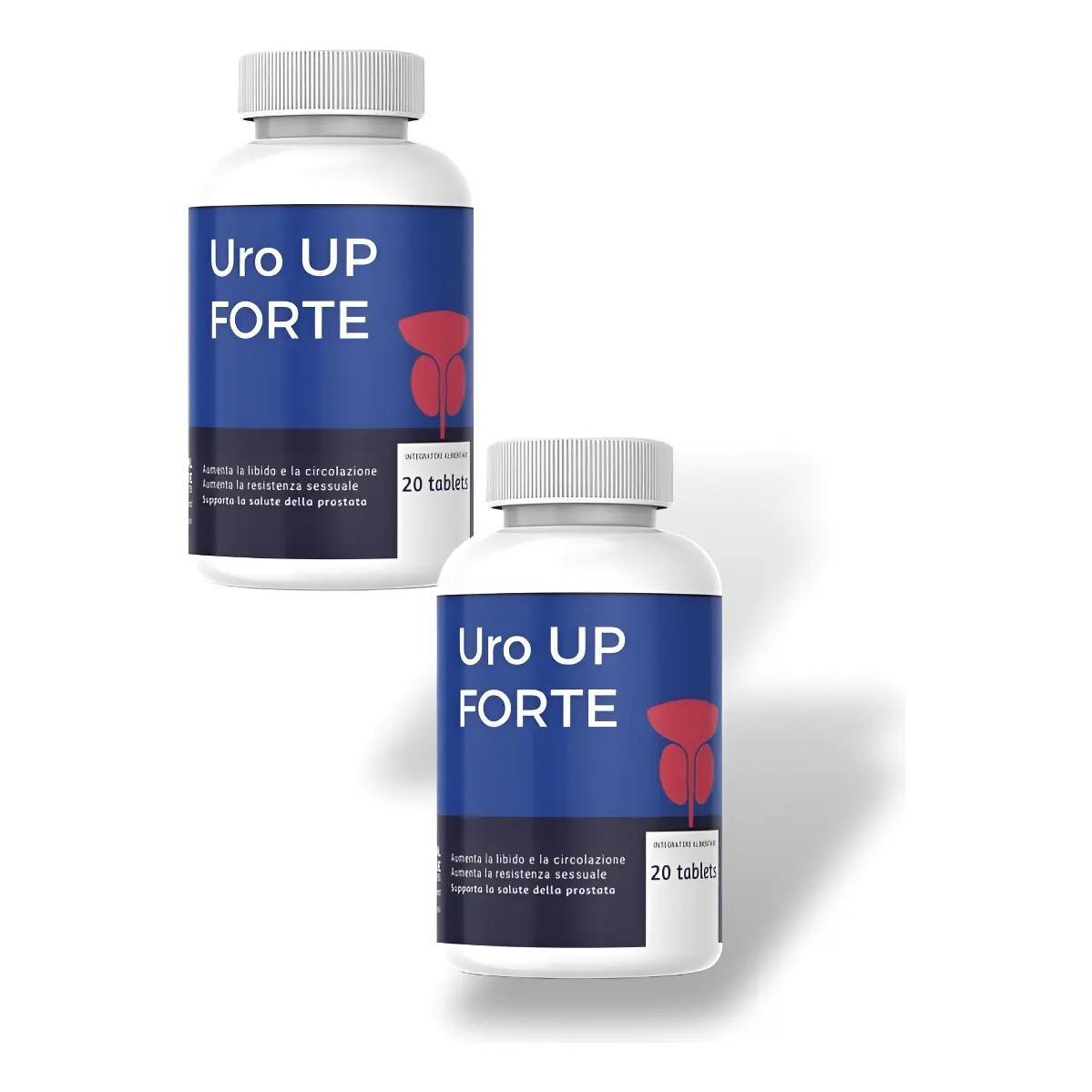 2pack Uro Up Forte 20 Tabletas Suplemento Para La Prostata