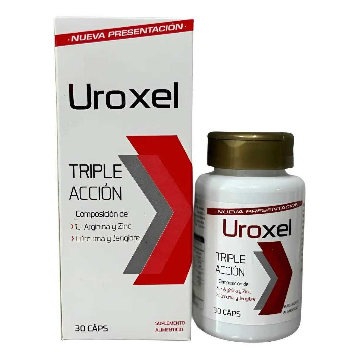 Uroxel L-arginina Nuevo Apoyo Para Próstata Suplemento 30cps