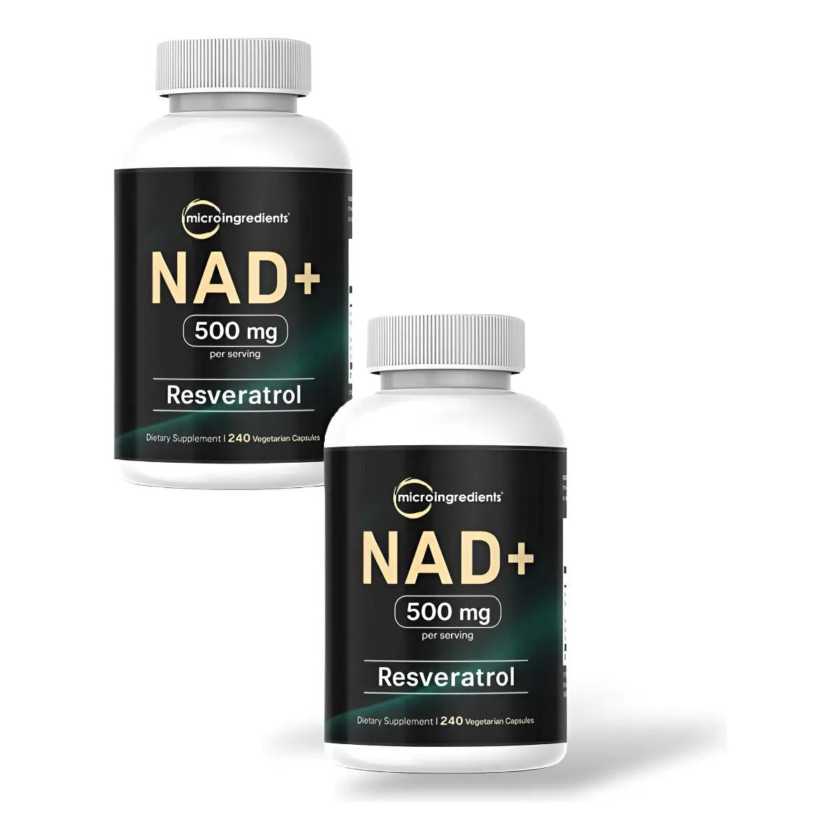 2 Pack Nad+ Resveratrol 240 Cápsulas Suplemento Alimenticio