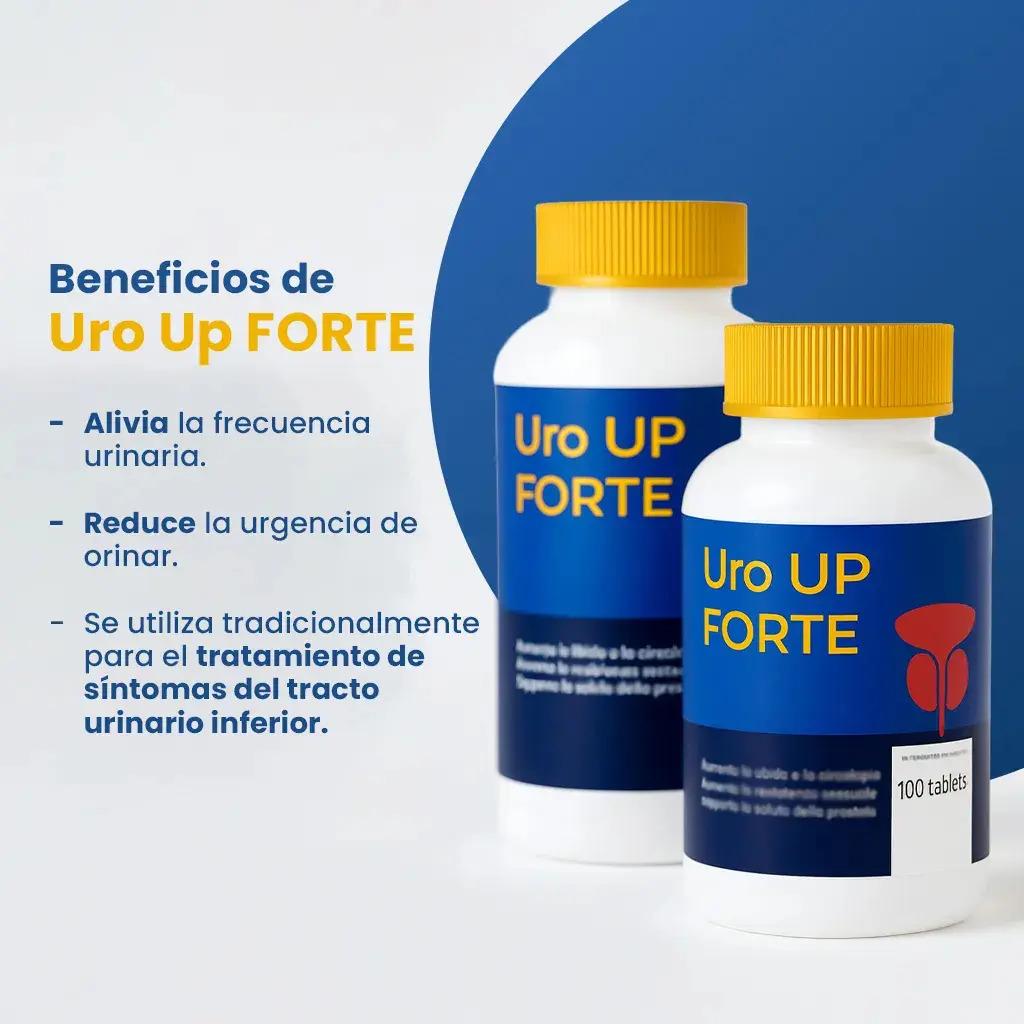 2 Pack Uro Up Forte 100 Tabletas Suplemento Para La Prostata - imagen 2