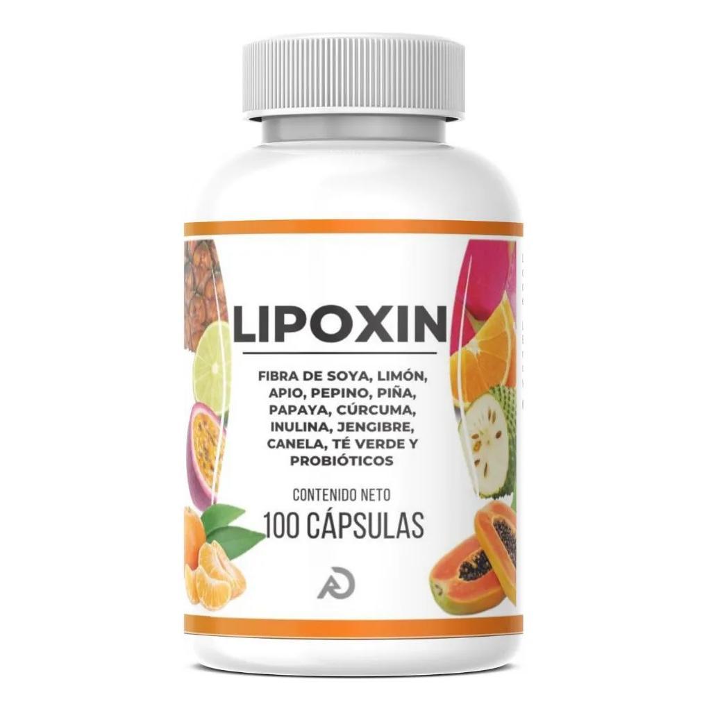 Lipoxin 100 Cápsulas Suplemento Fibra + Probióticos