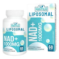 2 Pack Nad+ Liposomal Nicotinamida 1000mg 60 Cápsulas
