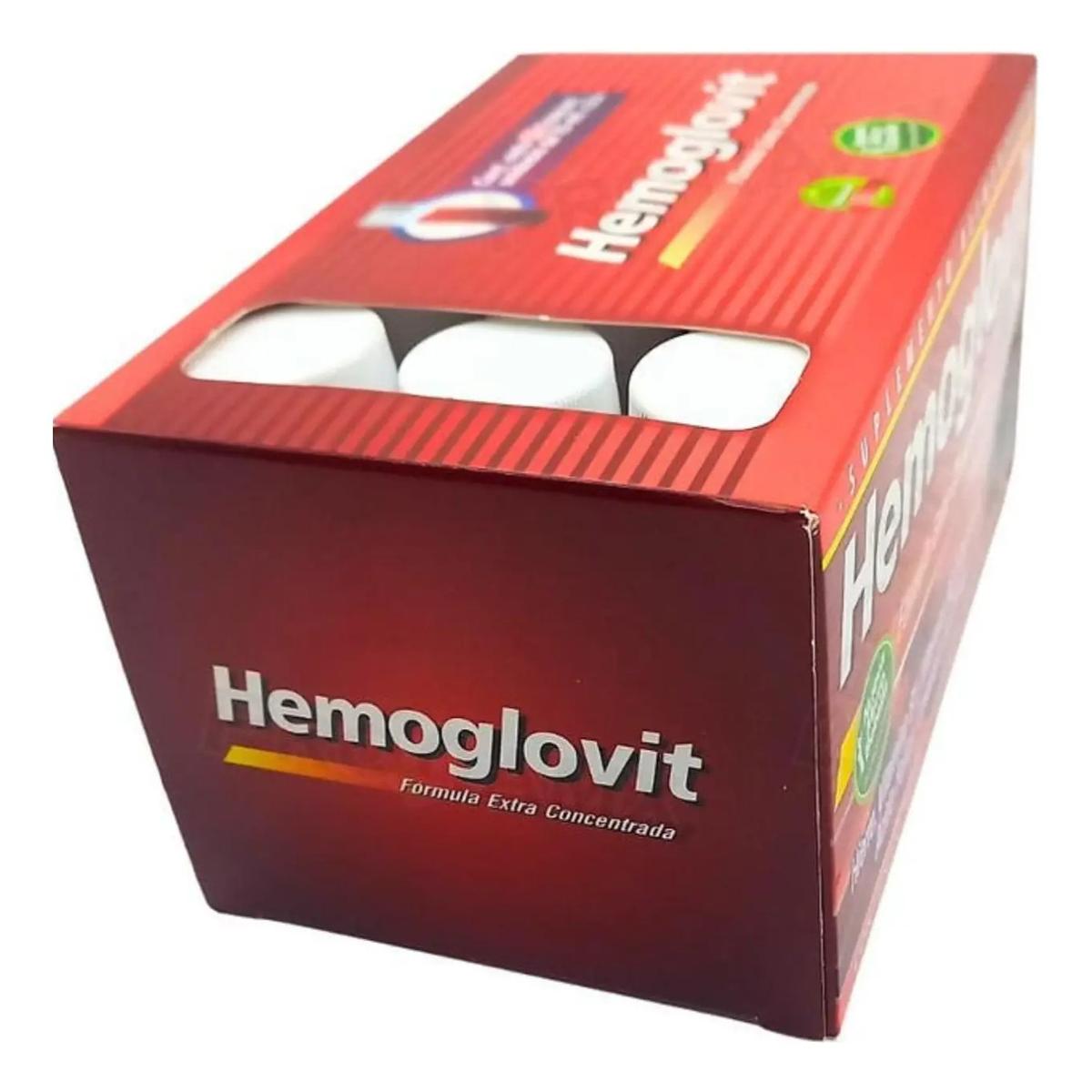 Hemoglovit Suplemento Alimenticio Con Hierro Vitamina B12 - imagen 2