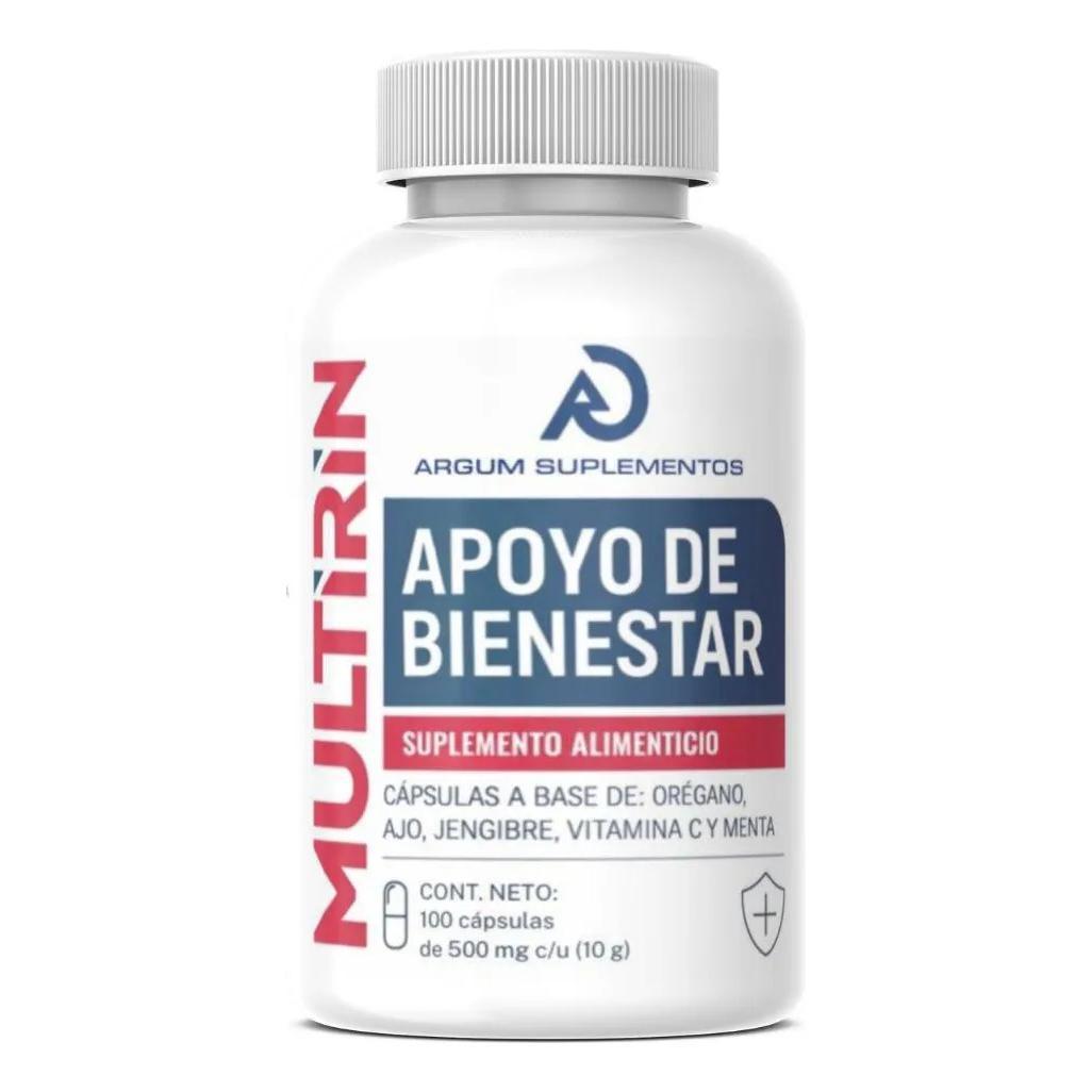 Multirin 100 Capsulas Oregano, Jengibre, Vitamina C,diabetes