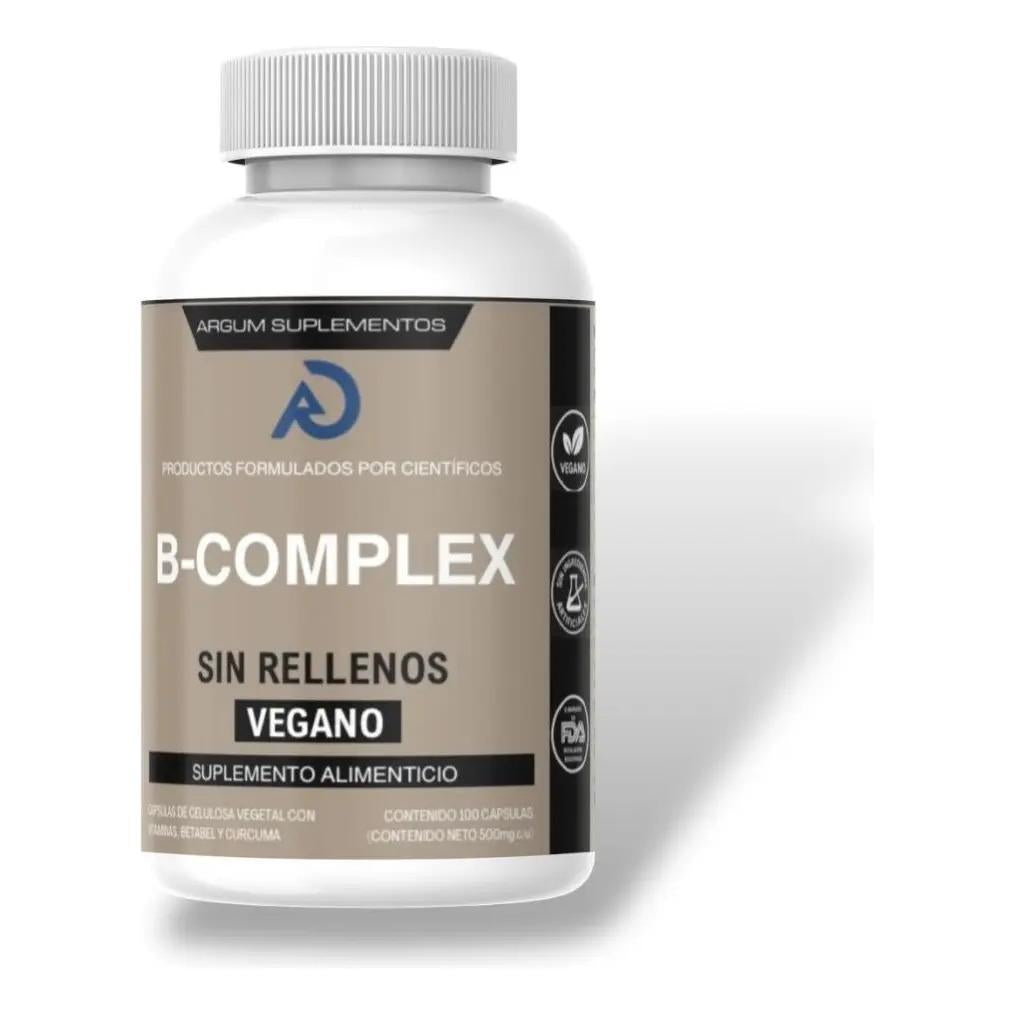 B-complex Complejo B Sin Rellenos, Vegano 100 Cápsulas