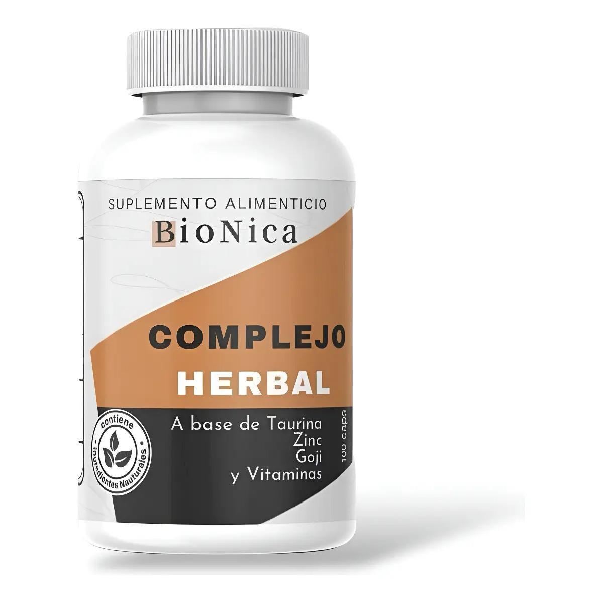 Biónica 100 Capsulas Complejo Herbal Argum