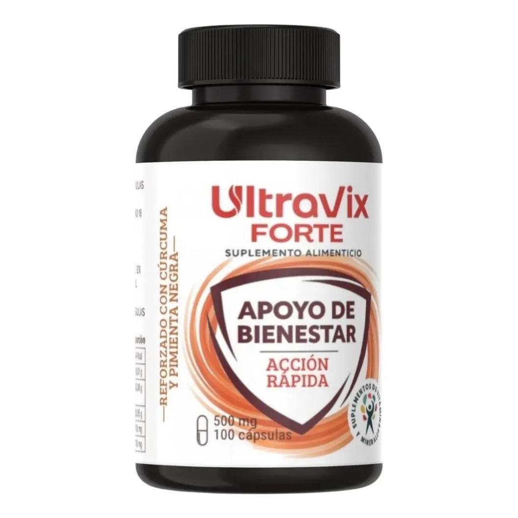 Ultravix Forte Suplemento Cúrcuma Dolor Articular 100 Caps
