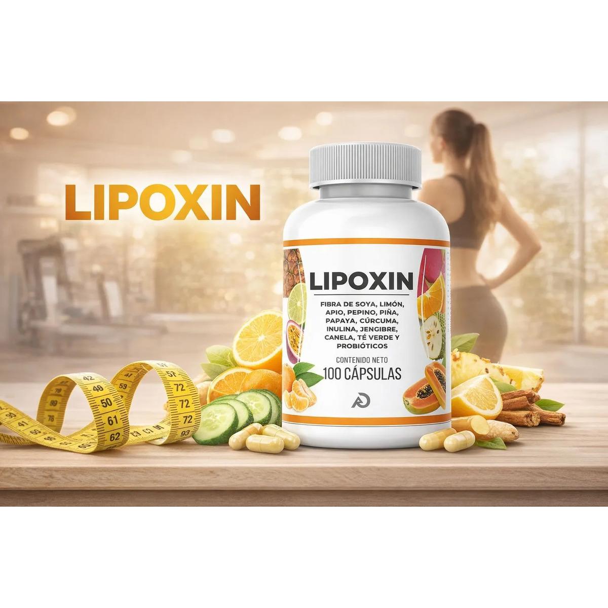 Lipoxin 100 Cápsulas Suplemento Fibra + Probióticos - imagen 4