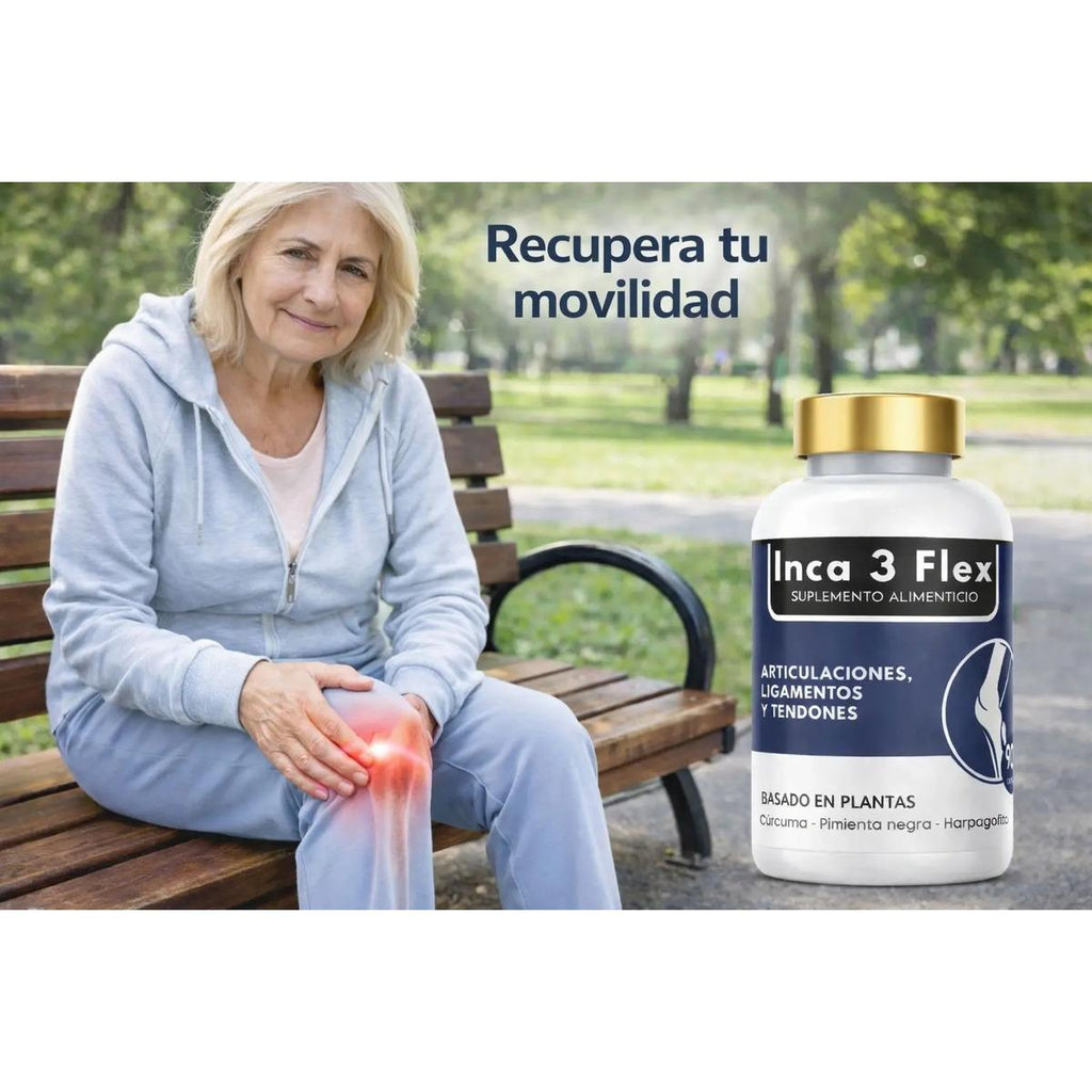Inca3flex Cúrcuma 100 Cápsulas 75g Suplemento Herbal - imagen 2