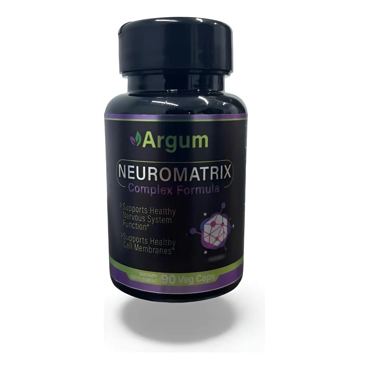 Argum Neuromatrix Complex 90 Cápsulas para el Sistema Nervioso con Vitaminas Apoyo Diario 2 Cápsulas