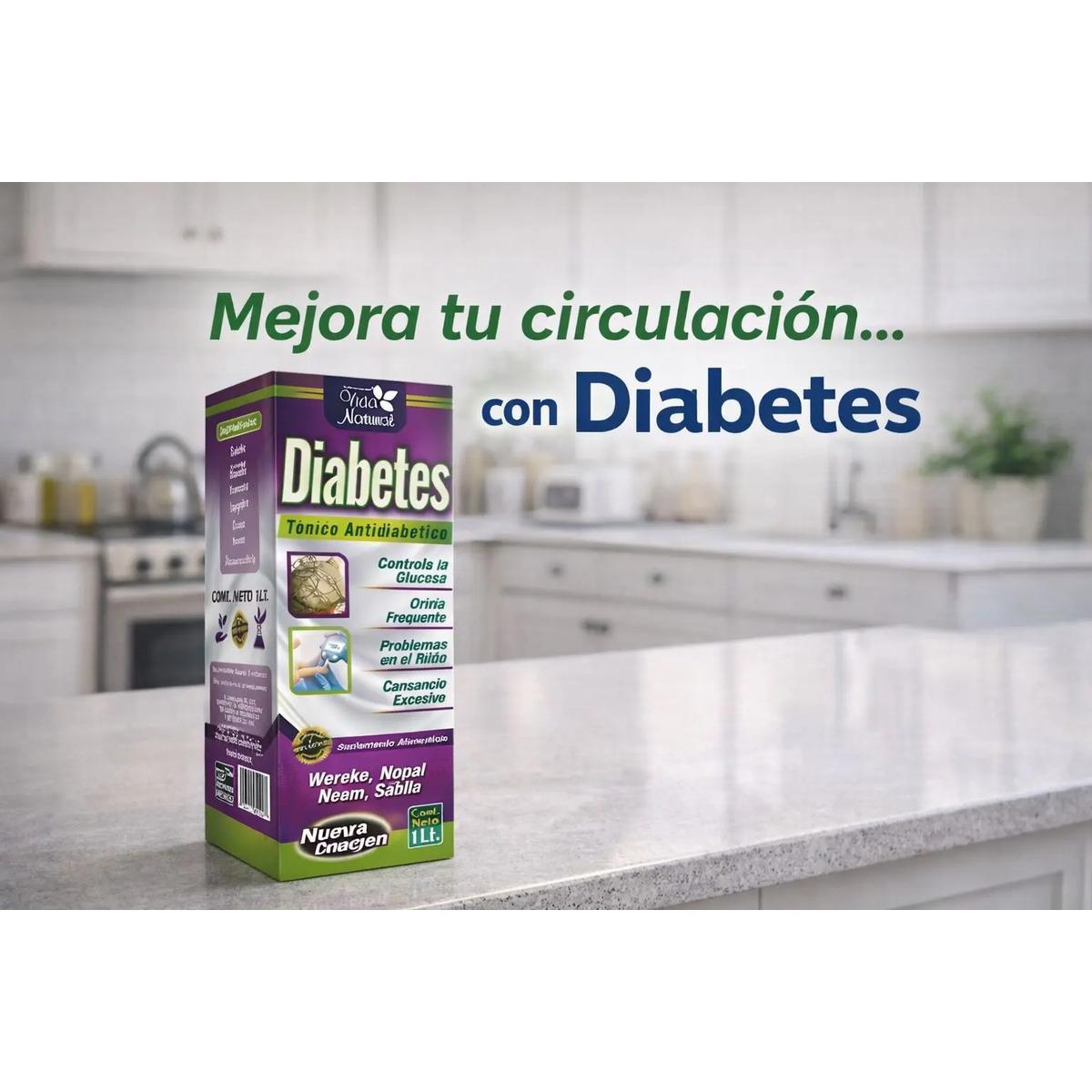 2 Pack Diabetes |tónico Diabético 1lt|suplemento Alimenticio - imagen 3