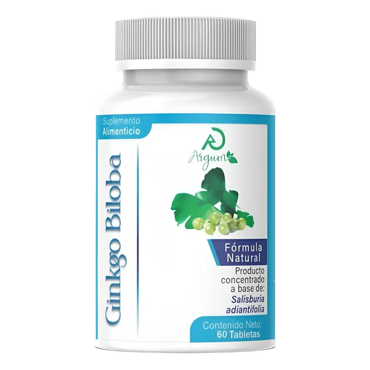 Ginkgo Biloba 60 Tabletas Suplemento Alimenticio