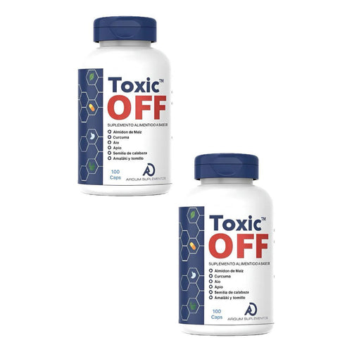 2pack Toxicoff 100 Capsulas Suplemento Elimina Parásitos