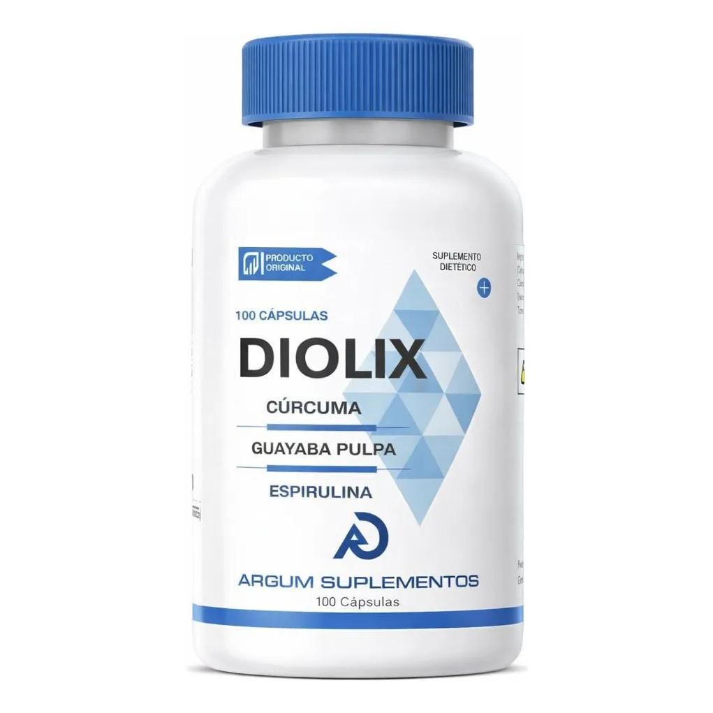 Diolix 100 Caps Curcuma, Espirulina Suplemento Glucosa