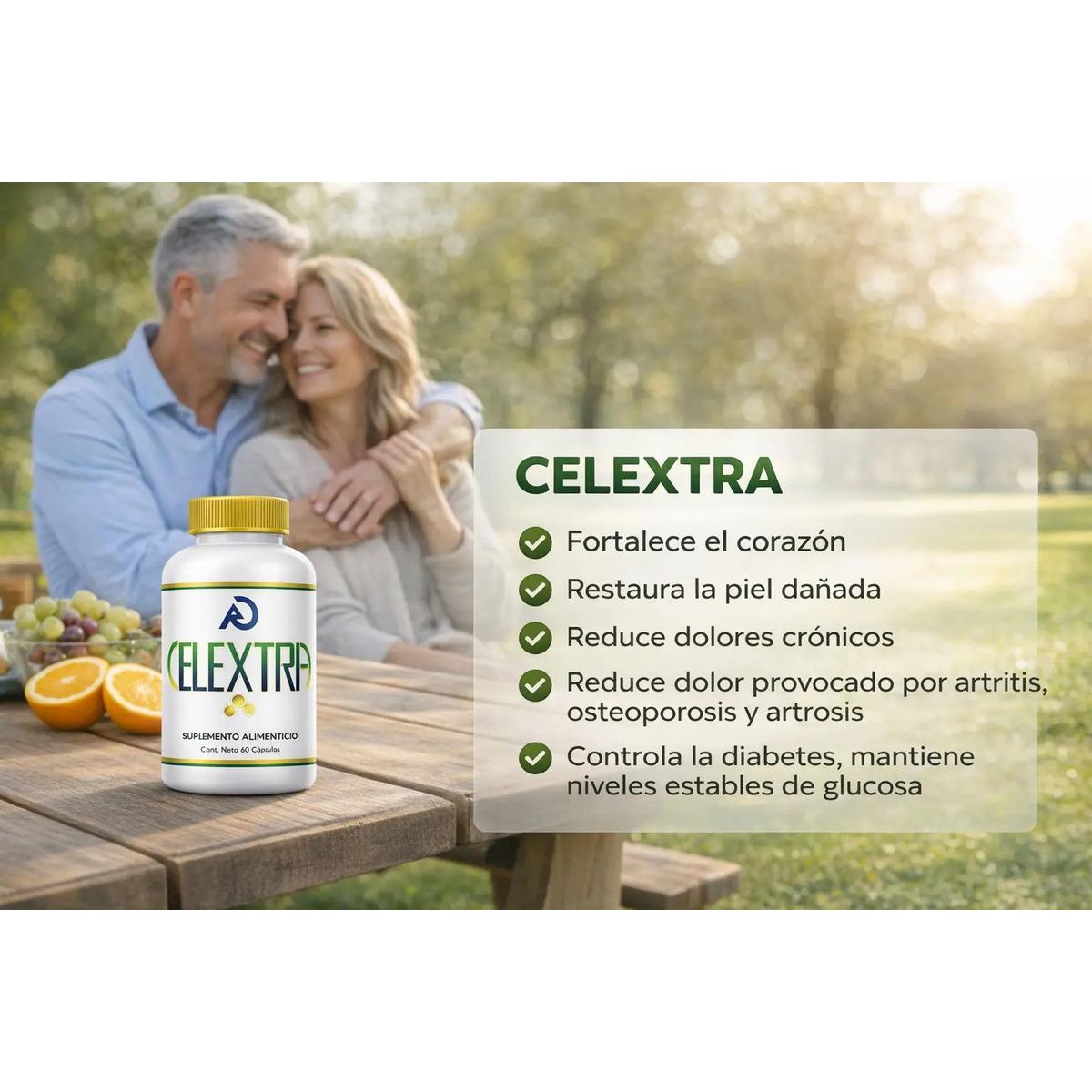 Celextra Regenerador Celular Suplemento Alimenticio 60 Caps - imagen 2
