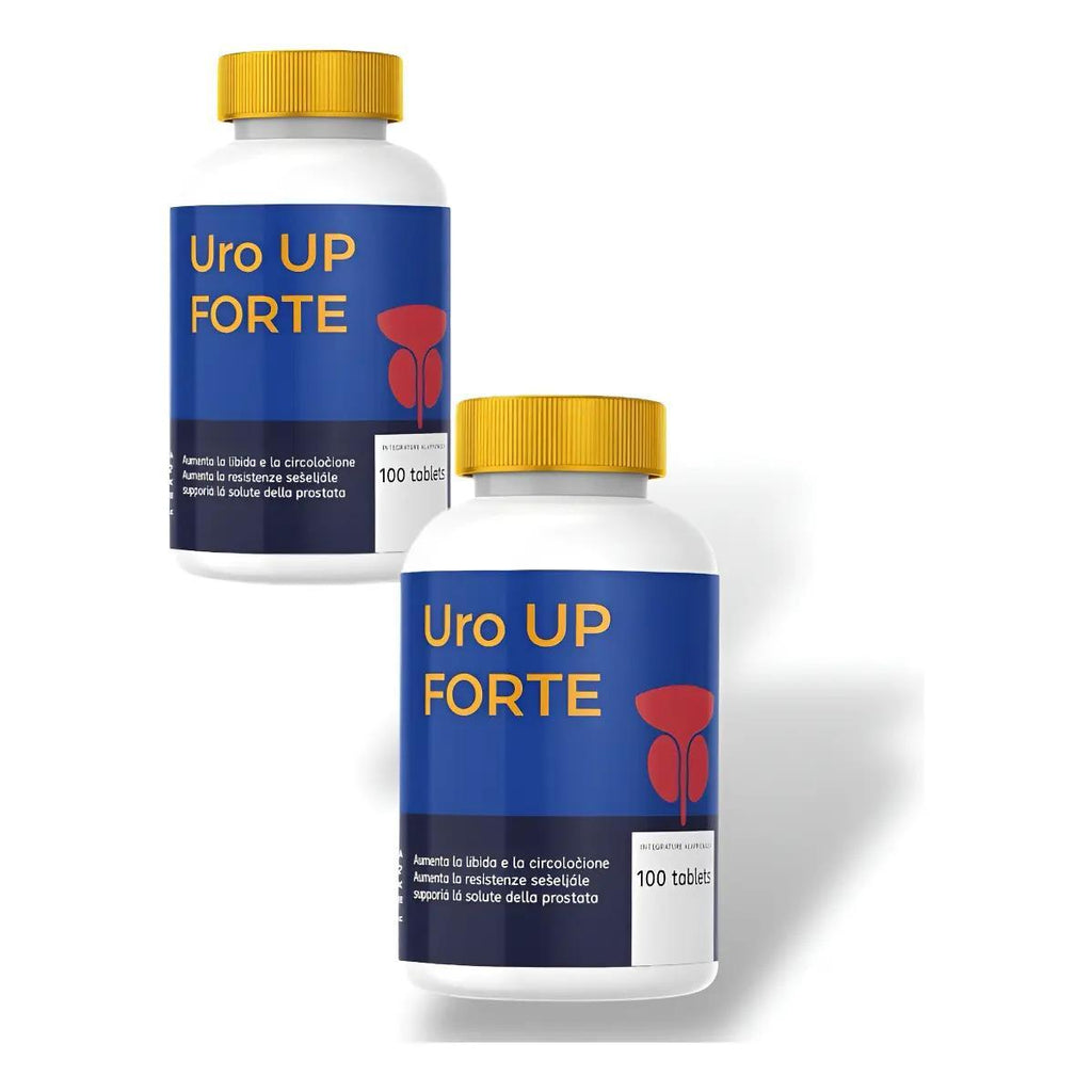 2 Pack Uro Up Forte 100 Tabletas Suplemento Para La Prostata