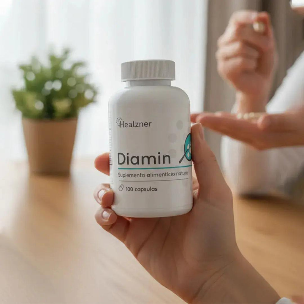 Diamin Suplemento Alimenticio Regula Azúcar 100 Caps - imagen 3