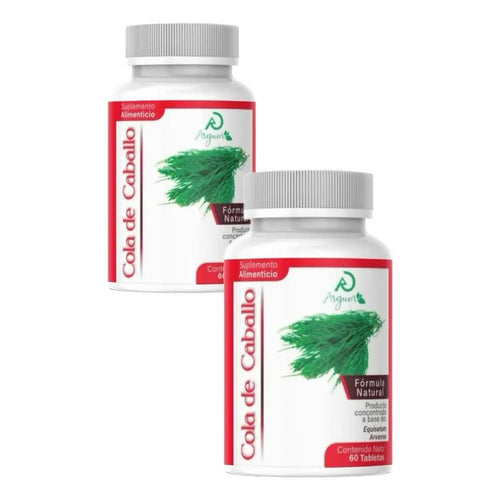 2 Pack Cola De Caballo 60 Tabletas Suplemento Alimenticio
